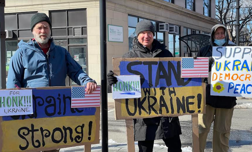 Pro-Ukrainian demonstration in Concord